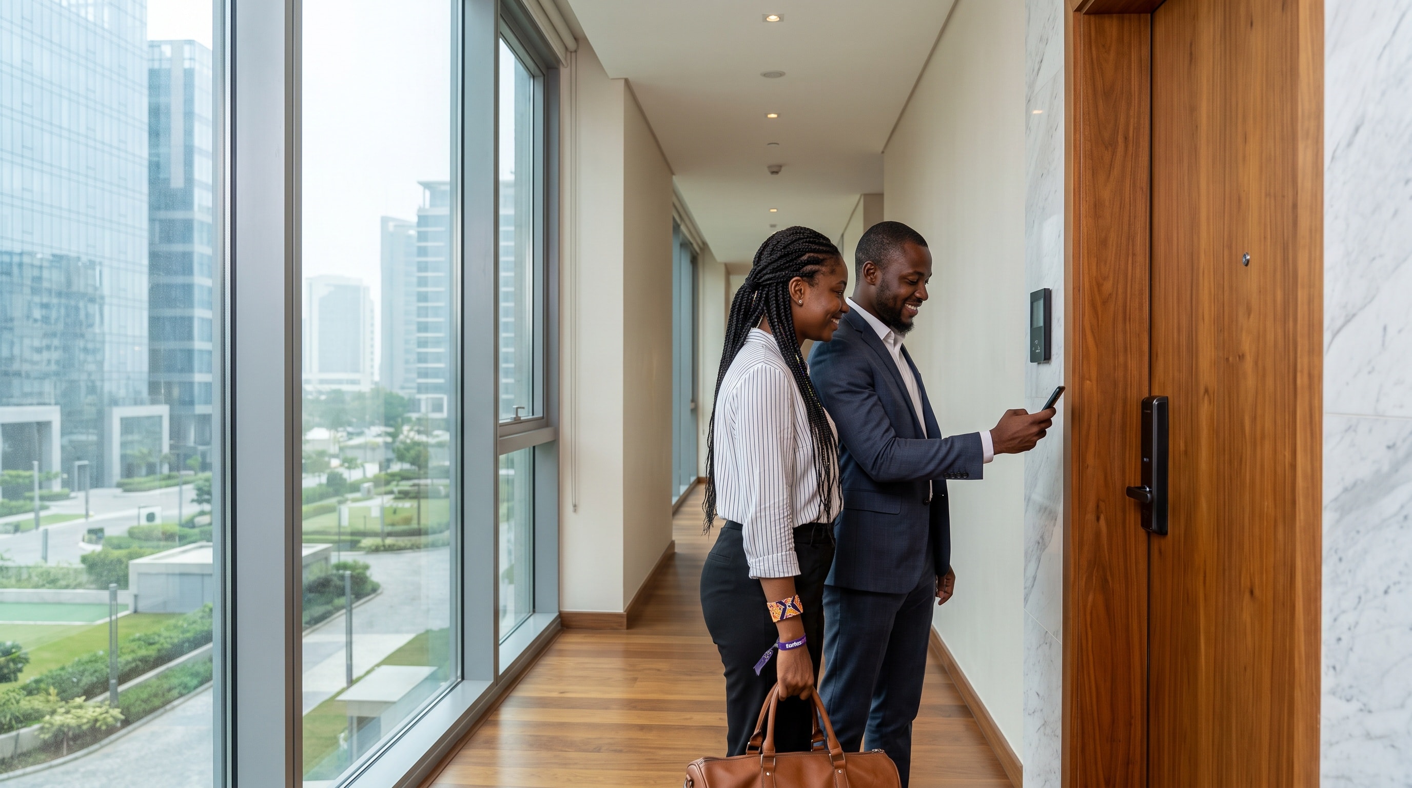 High-end property lifestyle with architectural background and natural lighting, reflecting local expertise and professional excellence.