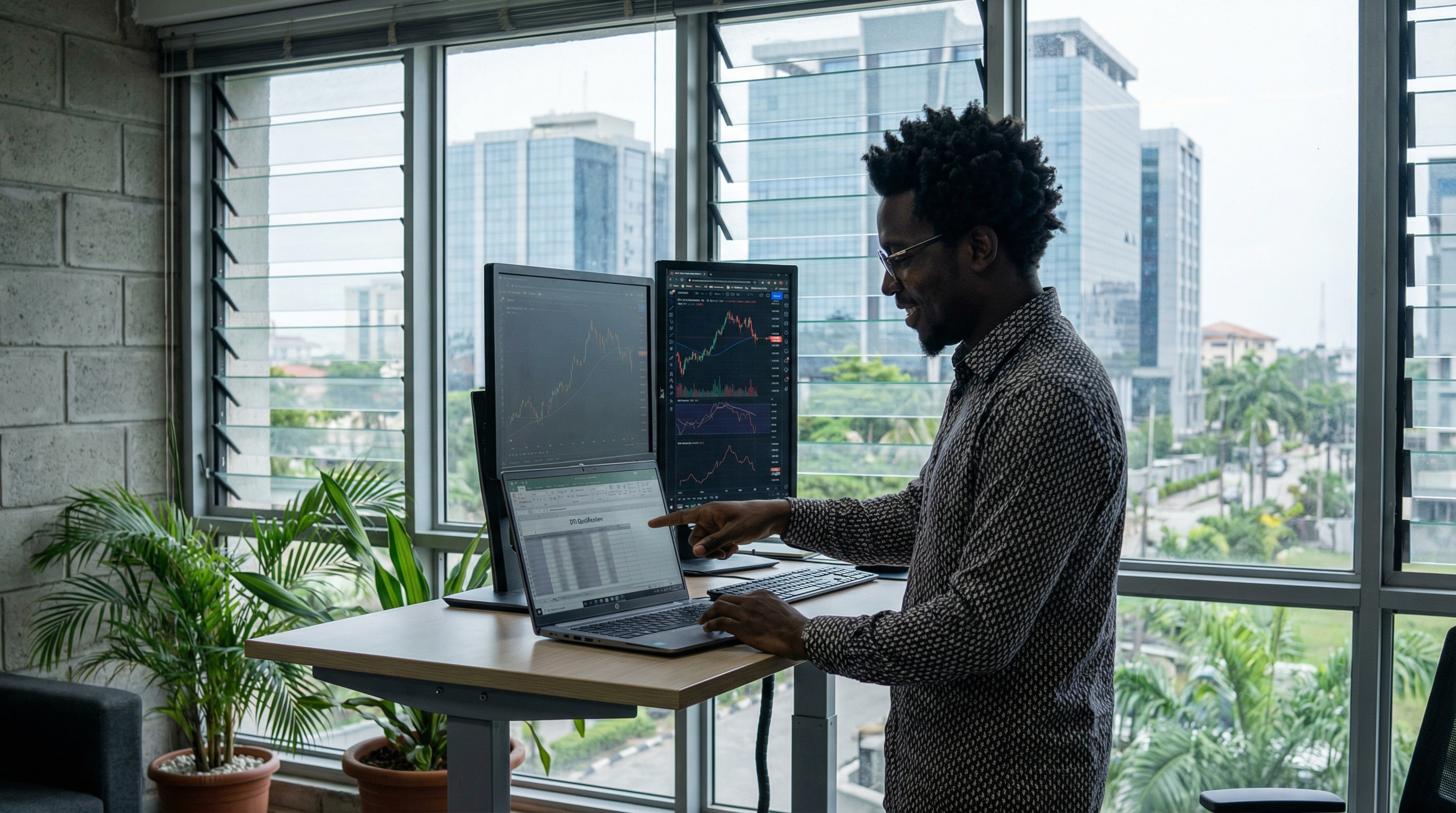 DTI calculator: professional reviewing income and debt-to-income worksheet, mortgage qualification, natural light, local expertise and professional excellence.