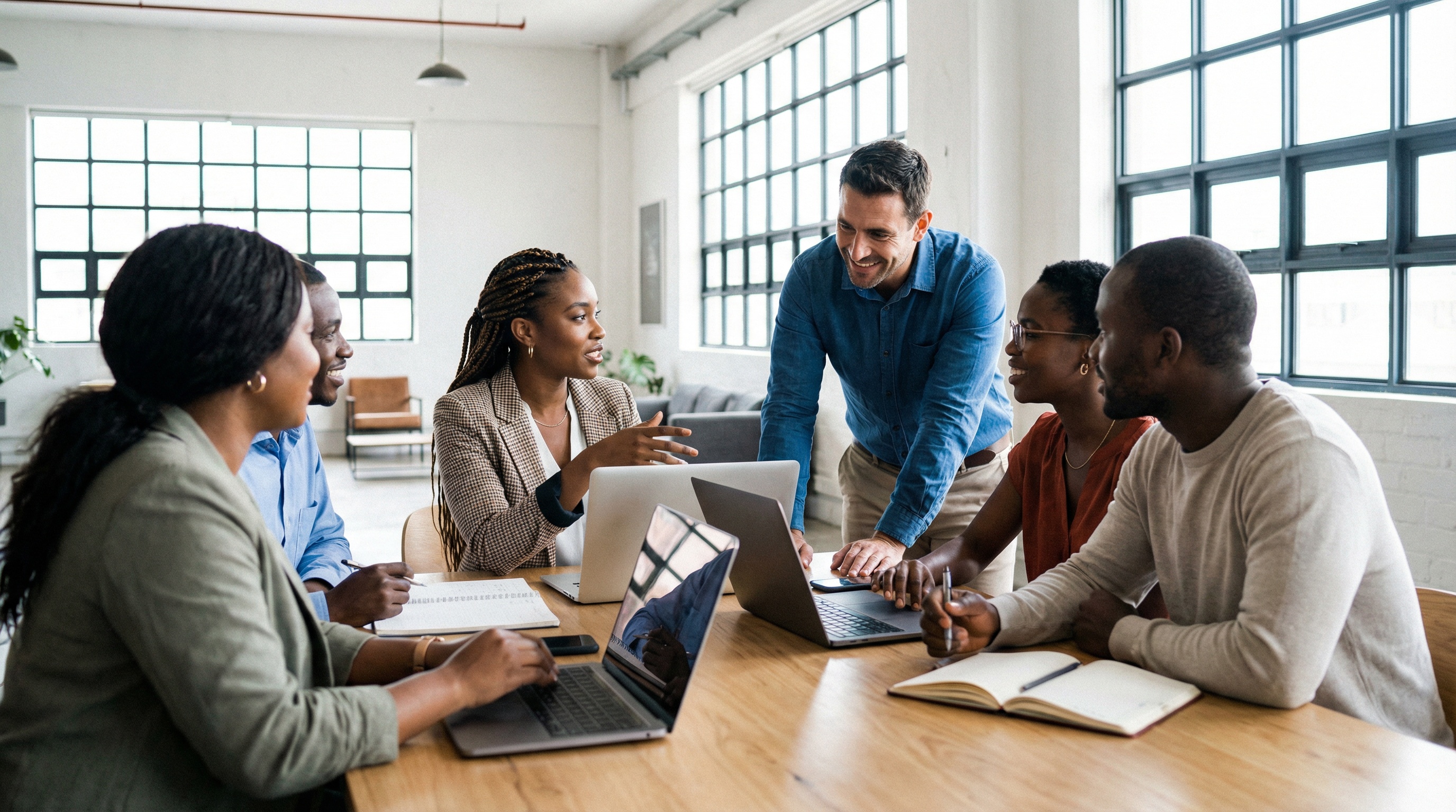 Professional team representing global connectivity and excellence.