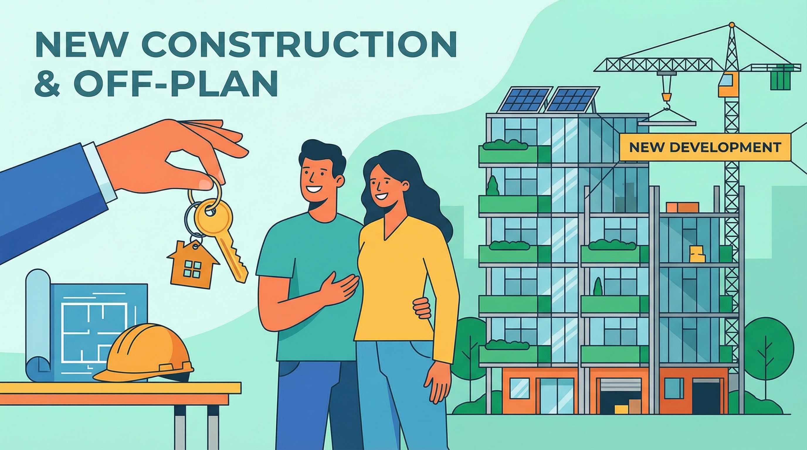 Professional with keys, welcoming gesture. Global connectivity and excellence.